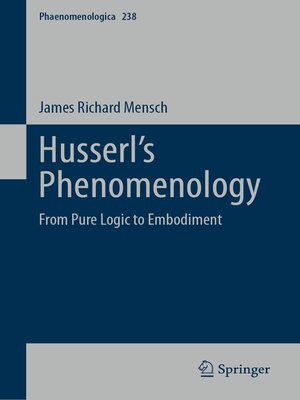 cover image of Husserl's Phenomenology